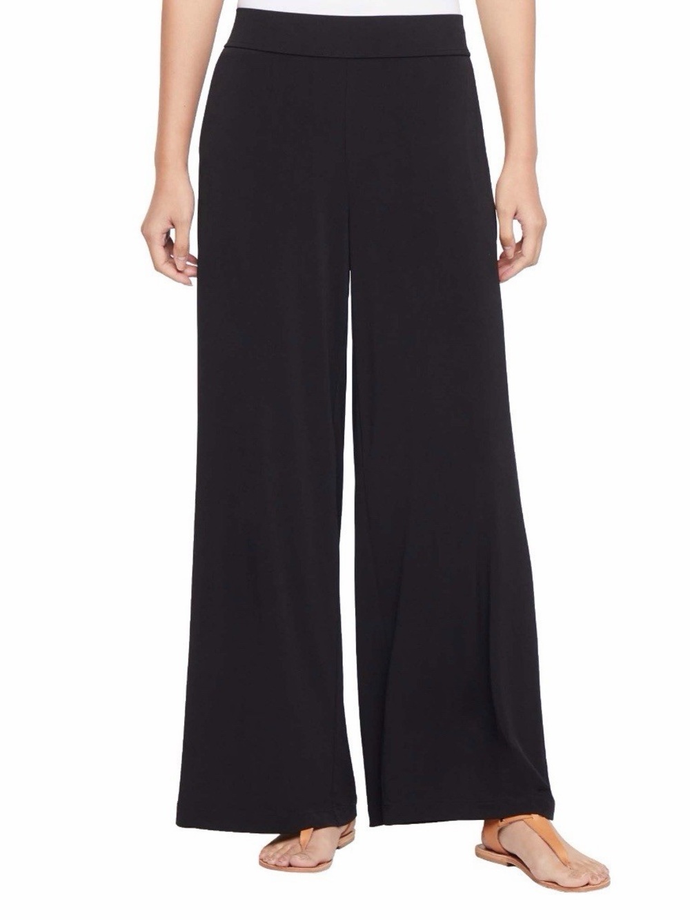 NWT Three Dots Women's Black Pull-On Pants Size Medium
